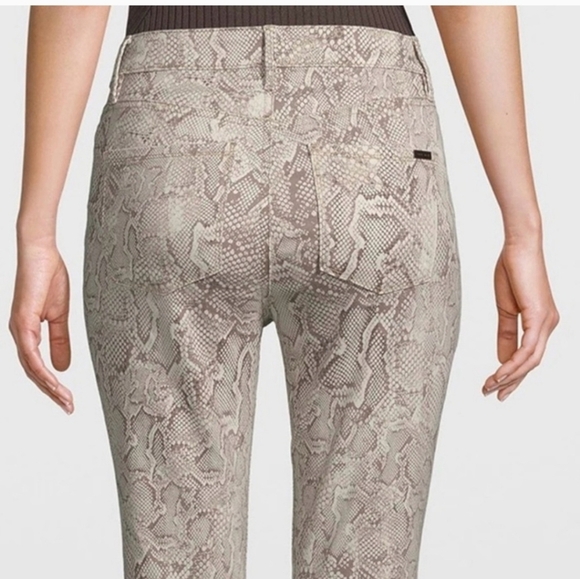 White House Black Market Cream and Brown Jeggings - Picture 8 of 9